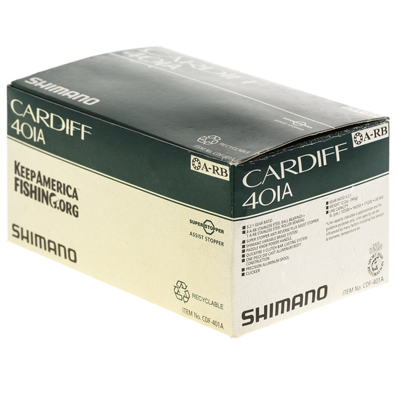 Мультиплікаторна котушка SHIMANO CARDIFF 401A (під ліву руку), Розмір шпулі: 401, фото , изображение 8