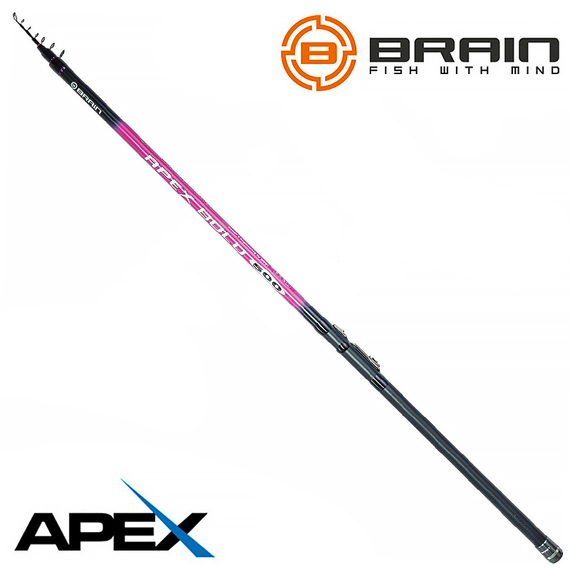 Удочка Brain Apex Bolo NEW 4.00m (с кольцами), Довжина: 4m, Тип вудлища: з кільцями (болонське), фото , изображение 2