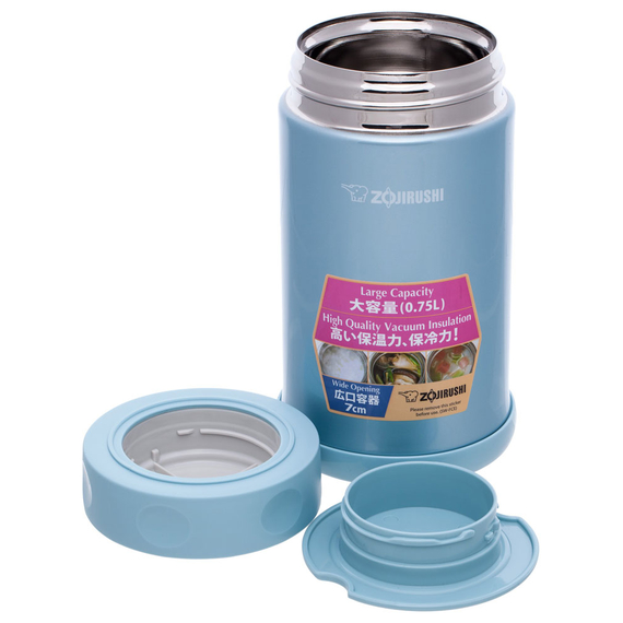 Харчовий термоконтейнер ZOJIRUSHI (Японія) SW-FCE75AB 0.75л синій, Колір: синий, Об'єм (л): 0.75, фото , изображение 2