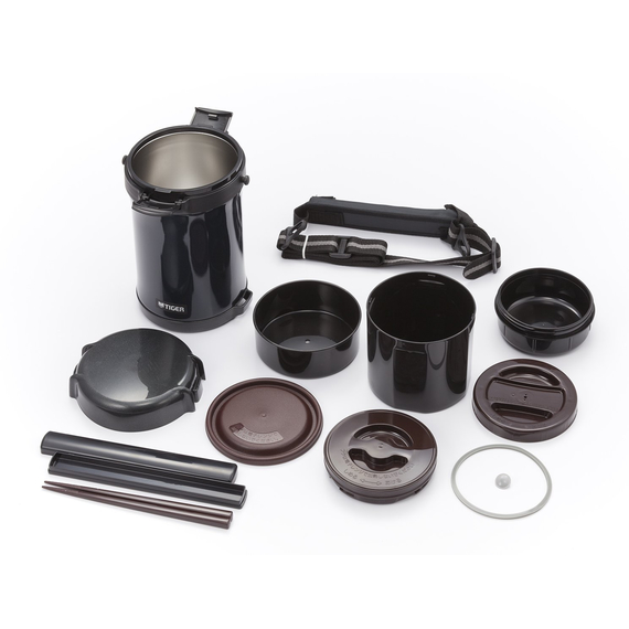 Набор для ланча ZOJIRUSHI (Япония) SL-XE20AD черный, фото , изображение 3