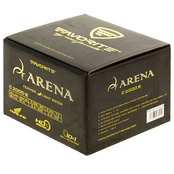 Котушка Favorite Arena C2000S 5,2:1 10+1, Розмір шпулі: C2000S, фото , изображение 9