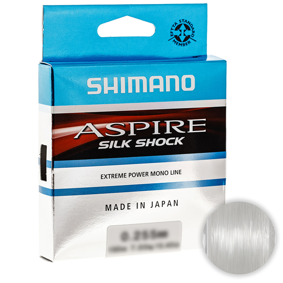 Леска SHIMANO ASPIRE SILK SHOCK 50m 0.12mm 1,7kg, Диаметр: 0.12, Размотка: 50m, фото 
