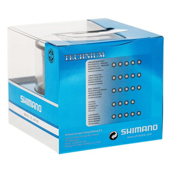 Жилка SHIMANO TECHNIUM 2480m 0.205mm 3.8kg (TEC20QPPB), Діаметр: 0.205, Розмотування: 2480m, фото , изображение 2