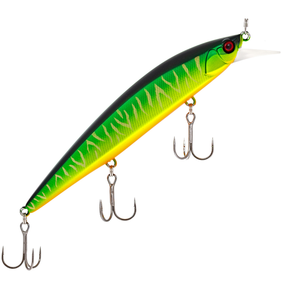 Воблер Jackall Rerange 110SP 110мм 14.8г Mat Tiger Suspending, Розмір/Вага: 110мм/14.8г, Колір воблера: Mat Tiger Suspending, фото 