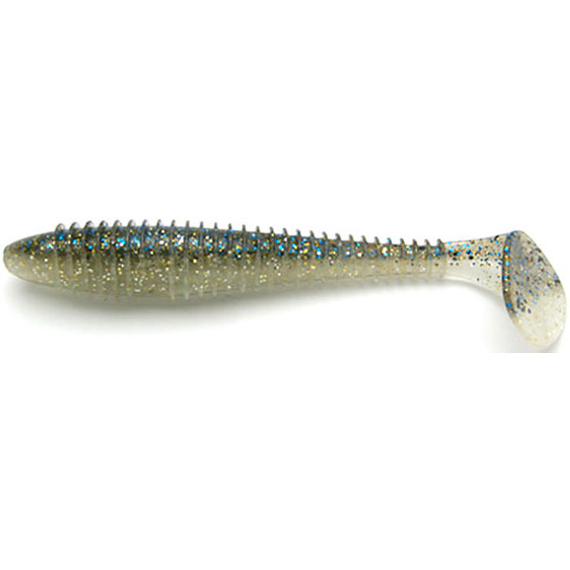 Силикон Keitech Swing Impact FAT 4.8" (5 шт/упак) цвет: 418 bluegill flash, Длина силикона: 4.8" (12.2 см), Расцветка силикона: 418 Bluegill Flash, фото , изображение 2