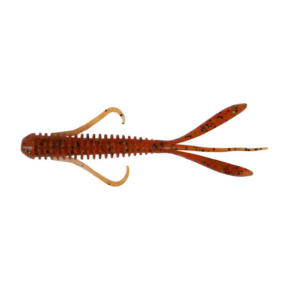 Силікон Keitech Hog Impact 3.5" (10 шт/упак), колір:ea#01 orange pepper, Довжина силікону: 3.5" (8.9 см), Колір силікону: EA#01 Orange Pepper, фото , изображение 2