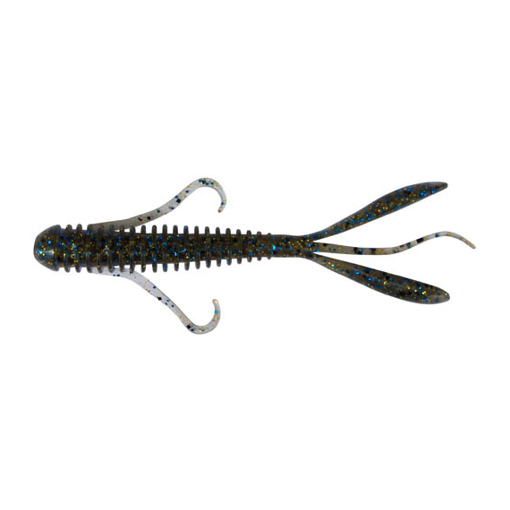 Силікон Keitech Hog Impact 4" (8 шт/упак), колір:205 bluegill, Довжина силікону: 4" (10.2 см), Колір силікону: 205 Bluegill, фото , изображение 2