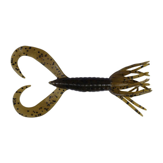 Силікон Keitech Little Spider 2" (8 шт/упак), колір:101 green pumpkin pp., Довжина силікону: 2" (5.1 см), Колір силікону: 101 Green Pumpkin PP, фото 