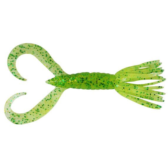 Силікон Keitech Little Spider 2" (8 шт/упак), колір:424 lime chartreuse, Довжина силікону: 2" (5.1 см), Колір силікону: 424 Lime Chartreuse, фото 
