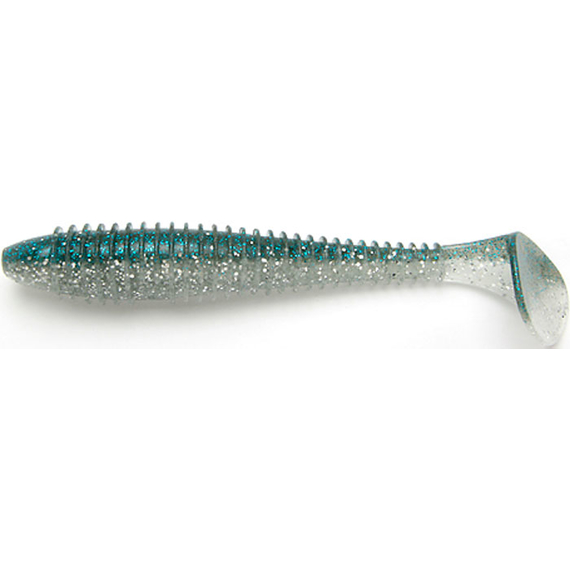 Силікон Keitech Swing Impact FAT 3.3" (7 шт/упак), колір:431 silver shiner, Довжина силікону: 3.3" (8.4 см), Колір силікону: 431 Silver Shiner, фото , изображение 2