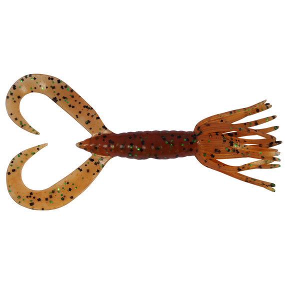 Силікон Keitech Little Spider 3" (8 шт/упак), колір:ea#01 orange pepper, Довжина силікону: 3" (7.6 см), Колір силікону: EA#01 Orange Pepper, фото 