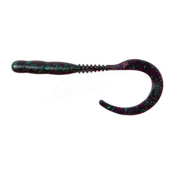 Силікон Reins Curly Curly 4" 012 Junebug (15шт/уп), Довжина силікону: 3,3`` (8,38 см), Колір силікону: 012 Junebug, фото 