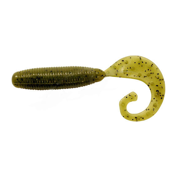 Силікон Reins Fat G-Tail Grub 2" 001 Watermelon Seed (20шт/уп), Довжина силікону: 2.0" (5,08 см), Колір силікону: 001 Watermelon Seed, фото 