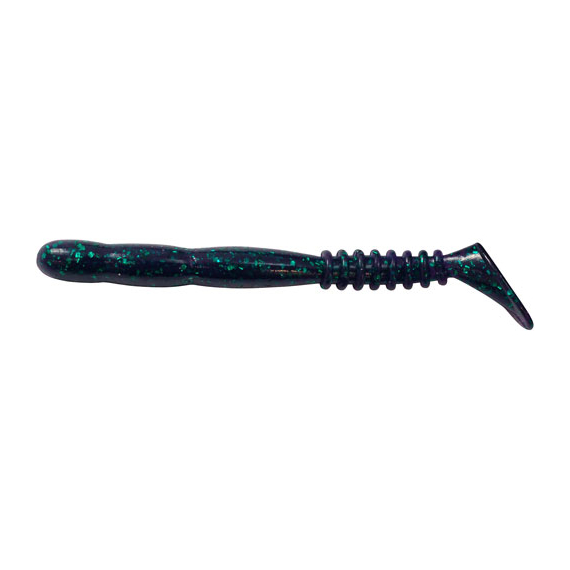 Силікон Reins Rockvibe Shad 2" 012 Junebug (20шт/уп), Довжина силікону: 2.0" (5,08 см), Колір силікону: 012 Junebug, фото 