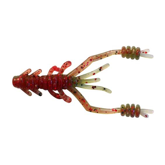 Силикон Reins RING SHRIMP 3" B20 Tomato Craw 8 шт, Длина силикона: 3.0" (7,62 см), Расцветка силикона: B20 Tomato Craw, фото 