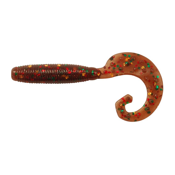 Силикон Reins FAT G-TAIL GRUB 4" U003 UV sculpin 10 шт, Длина силикона: 4.0" (10,16 см), Расцветка силикона: 003 UV sculpin, фото 