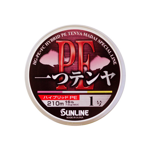 Шнур Sunline Hitotsu Tenya PE 210m #0.6/0.145мм 10LB/4.2кг, Диаметр: #0.6/0.145mm, Выберите цвет: мультиколор, фото 