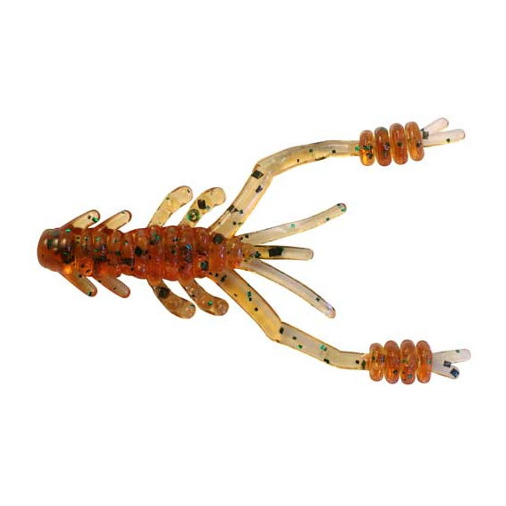 Силікон Reins Ring Shrimp 2" 568 Fire Sugar (12шт/уп), Довжина силікону: 2.0" (5,08 см), Колір силікону: 568 Fire Sugar, фото 