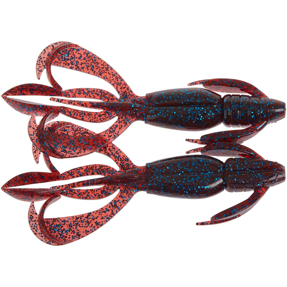 Силикон Keitech Crazy Flapper 3.6" (7 шт/упак) ц:ea#03 grape, Длина силикона: 3.6" (9.1 см), Расцветка силикона: EA#03 Grape, фото 