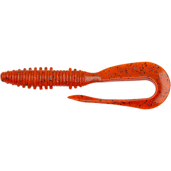 Силікон Keitech Mad Wag Mini 3.5" (10 шт/упак), колір:ea#13 spicy mustard/blue, Довжина силікону: 3.5" (8.9 см), Колір силікону: EA#13 Spicy Mustard/Blue, фото , изображение 2