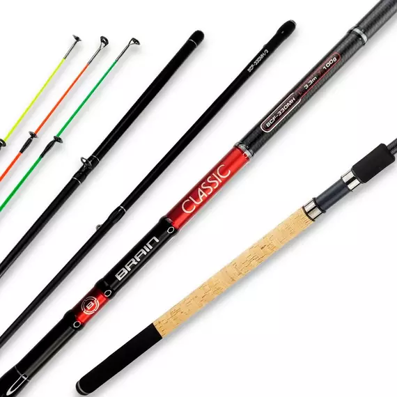 Фідер Brain Classic 3.30m max 180g, Модель: 3.3m 180g, фото 