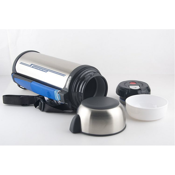 Термос ZOJIRUSHI (Японія) SF-CС15XA 1.5л сталевий (складна ручка+ремішок), Колір: стальной, Об'єм (л): 1.5, фото , изображение 4