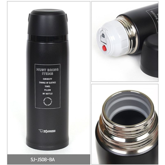 Термос ZOJIRUSHI (Японія) SJ-JS08BA 0.82л чорний, Об'єм: 0.8, Колір: чорний, фото , изображение 2