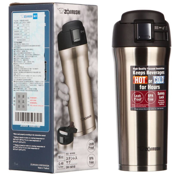 Термокружка ZOJIRUSHI (Японія) SM-YAF48XA 0.48л сталевий, Колір: стальной, Об'єм (л): 0.48, фото , изображение 8