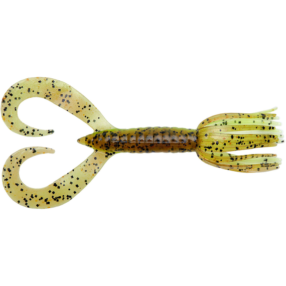 Силікон Keitech Little Spider 2" (8 шт/упак), колір:401 greenpumpkinpp.chart, Довжина силікону: 2" (5.1 см), Колір силікону: 401 GreenPumpkinPP.Chart, фото 