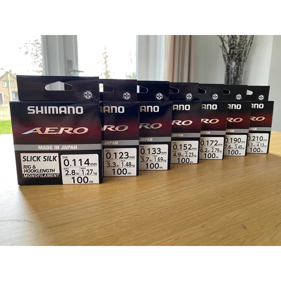 Леска Shimano Aero Slick Silk Rig/Hooklength 100m 0.172mm 2.79kg, Диаметр: 0.172, фото , изображение 2