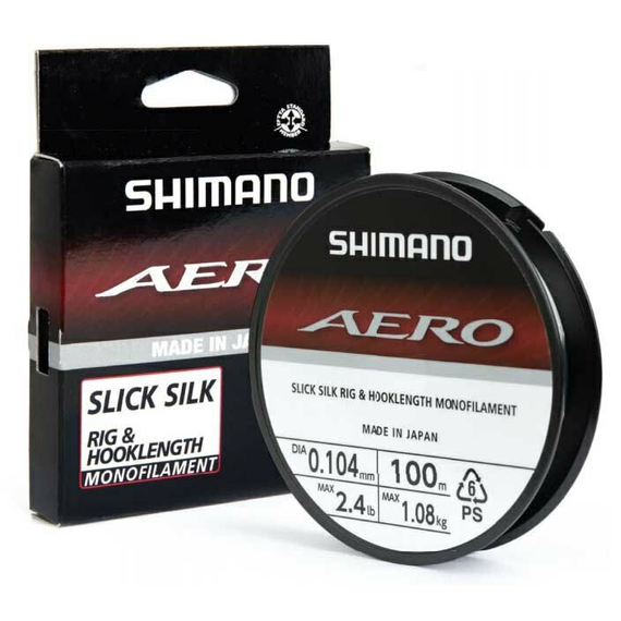 Леска Shimano Aero Slick Silk Rig/Hooklength 100m 0.190mm 3.45kg, Диаметр: 0.190, фото 