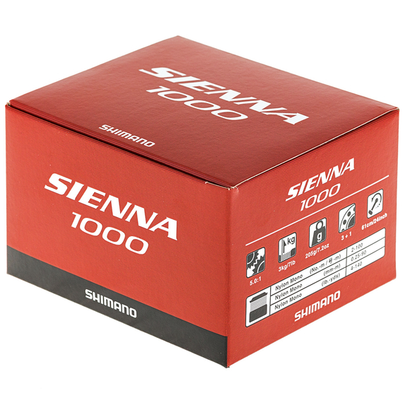 Котушка SHIMANO SIENNA 1000 FG (2020), Розмір шпулі: 1000, фото , изображение 9