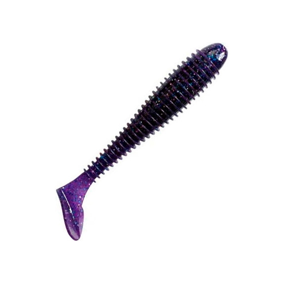 Силикон Keitech Swing Impact FAT 4.8" (5 шт/упак) цвет: ea#04 violet, Длина силикона: 4.8" (12.2 см), Расцветка силикона: EA#04 Violet, фото 