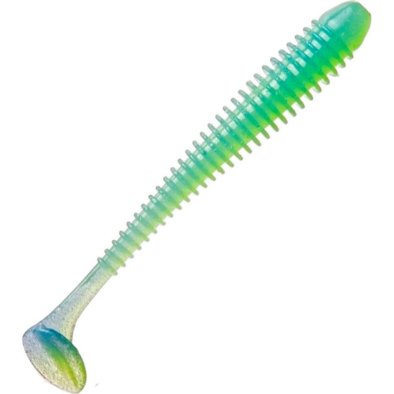 Силікон Keitech Swing Impact 2" (12 шт/упак), колір:pal#03 ice chartreuse, Довжина силікону: 2" (5.1 см), Колір силікону: PAL#03 Ice Chartreuse, фото 