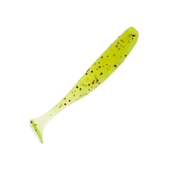 Силікон Keitech Easy Shiner 3" (10 шт/упак), колір:pal#01 chartreuseredflake, Довжина силікону: 3" (7.6 см), Колір силікону: PAL#01 Chartreuse Red Flake, фото 