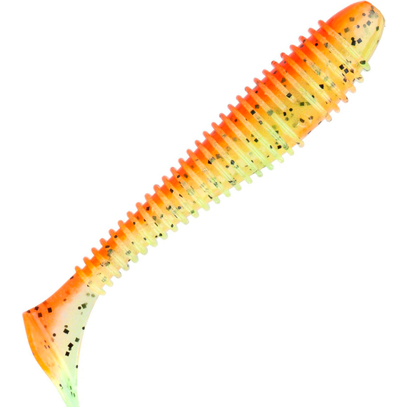 Силікон Keitech Swing Impact FAT 2.8" (8 шт/упак), колір:pal#08 spicy mustard, Довжина силікону: 2.8" (7.1 см), Колір силікону: PAL#08 Spicy Mustad, фото 