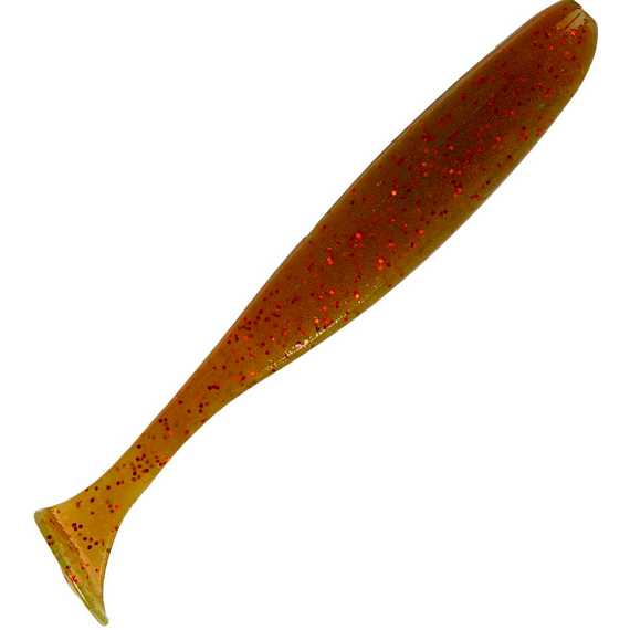 Силікон Keitech Easy Shiner 3" (10 шт/упак), колір:pal#07 motoroil red flake, Довжина силікону: 3" (7.6 см), Колір силікону: pal#07 motoroil red flake, фото 