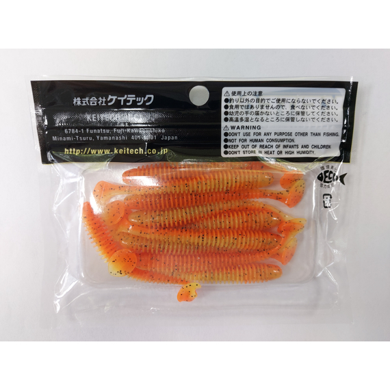 Силікон Keitech Swing Impact 3" (10 шт/упак), колір:pal#08 spicy mustard, Довжина силікону: 3" (7.6 см), Колір силікону: PAL#08 Spicy Mustad, фото , изображение 7