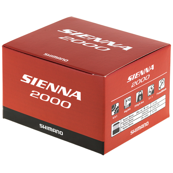 Катушка SHIMANO SIENNA 2000 FG (2020), Размер шпули: 2000, фото , изображение 9