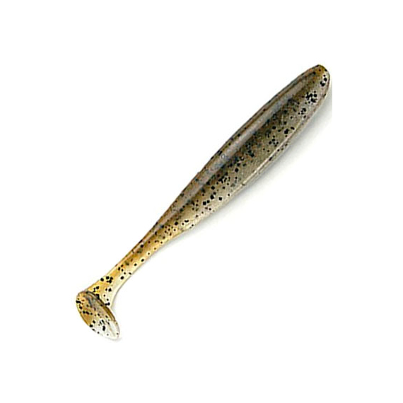 Силикон Keitech Easy Shiner 3.5" ц:414 green pumpkin pp.shad, Длина силикона: 3.5" (8.9 см), Расцветка силикона: 414 Green Pumpkin PP.Shad, фото 
