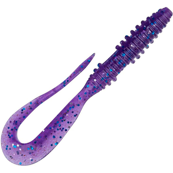 Силікон Keitech Mad Wag Mini 2.5" (12 шт/упак), колір:ea#04 violet, Довжина силікону: 2.5" (6.3 см), Колір силікону: EA#04 Violet, фото 