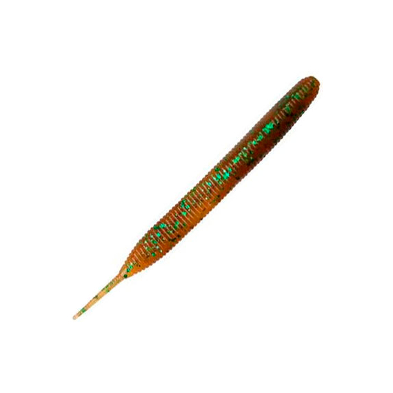 Силікон Keitech Sexy Impact 2.8" 12, колір:ea#02 peach green flk., Довжина силікону: 2.8" (7.1 см), Колір силікону: EA#02 Peach Green FLK, фото 