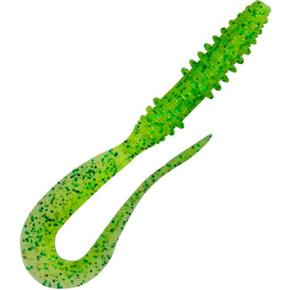 Силикон Keitech Mad Wag Mini 2.5" (12 шт/упак) ц:424 lime chartreuse, Длина силикона: 2.5" (6.3 см), Расцветка силикона: 424 Lime Chartreuse, фото 
