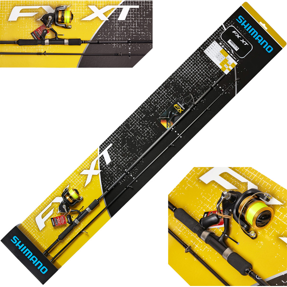 Набор: Спиннинг Shimano FX XT 2.70m 10-30g + Катушка SHIMANO FX 4000FC + Леска Mono 0.33mm, Модель: 2.70m 10-30g, фото 