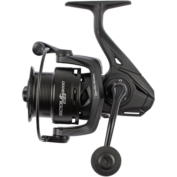 Котушка Brain Scout SE-B 5000S Black (8+1 підшип.), низькопрофільна шпуля, 4.9:1, Розмір шпулі: 5000S Black, фото 