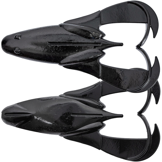 Силікон Keitech Noisy Flapper 3.5" (5 шт/уп), колір:001 black, фото 