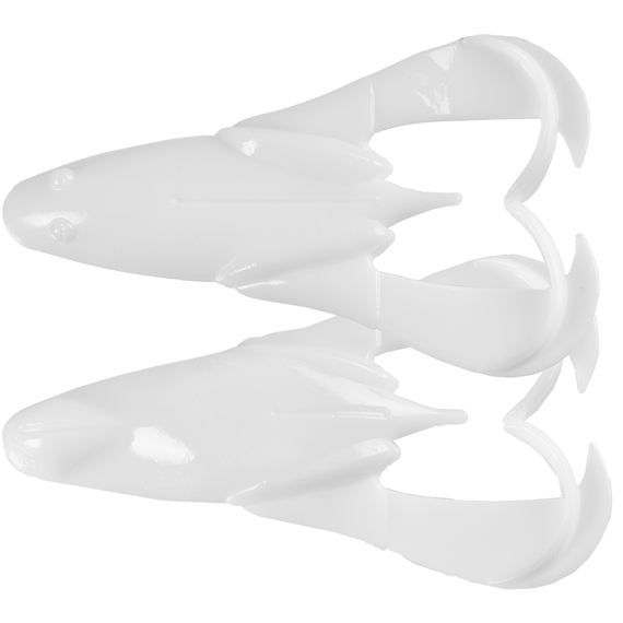 Силікон Keitech Noisy Flapper 3.5" (5 шт/уп), колір:009 white, фото 