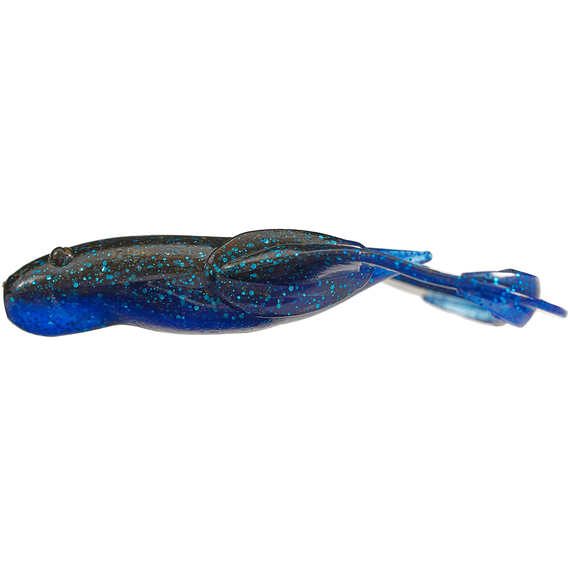 Силікон Keitech Noisy Flapper 3.5" (5 шт/уп), колір:413 black blue, фото , изображение 2