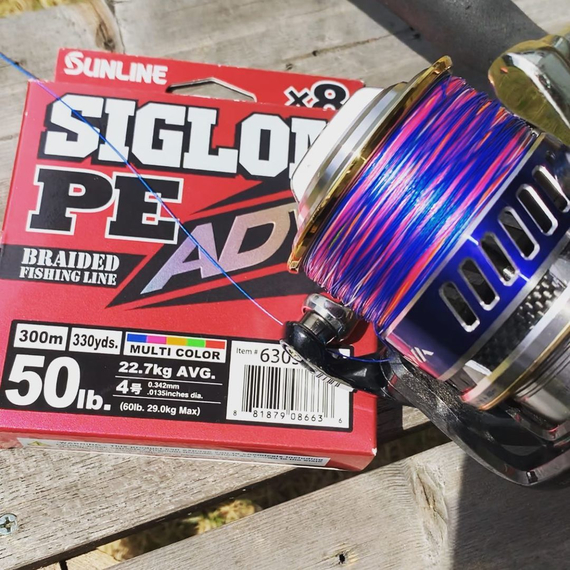 Шнур Sunline Siglon PE ADV х8 150м (мульти.) #0.8/0.153mm 10lb/4.5kg, Диаметр: #0.8/0.153mm, фото , изображение 4