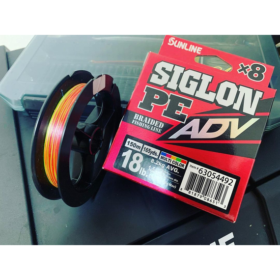 Шнур Sunline Siglon PE ADV х8 150m (мульти.) #1.5/0.209mm 18lb/8.2kg, Диаметр: #1.5/0.209mm, фото , изображение 8